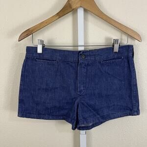 Vintage USI Denim Shorts 11/12 90s Y2K High Rise Dark Wash Mini Jean Shorts